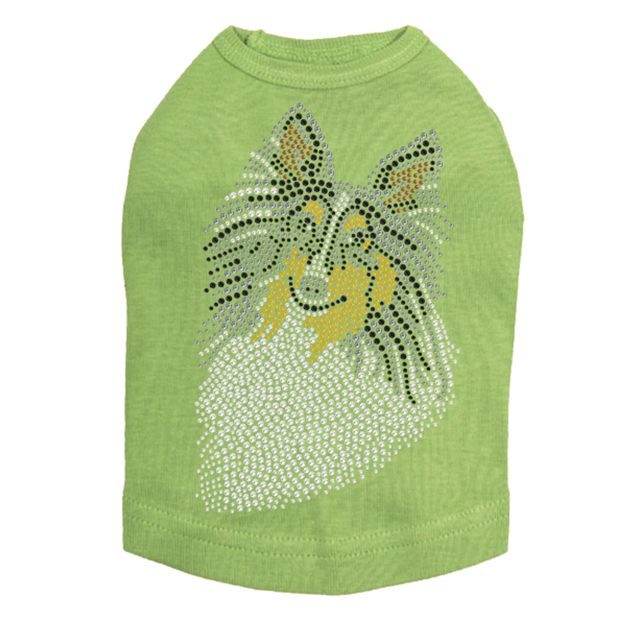 Sheltie Face (Tri Color) - Dog Tank