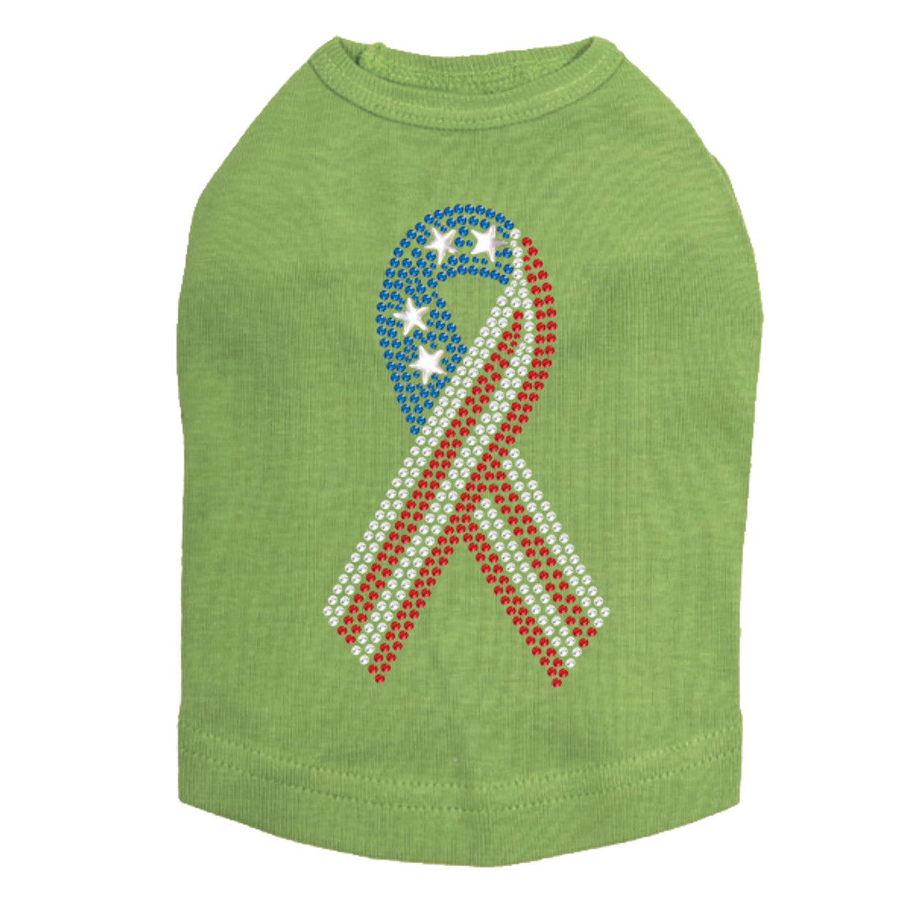 Ribbon (Red, White, & Blue) - Dog Tank