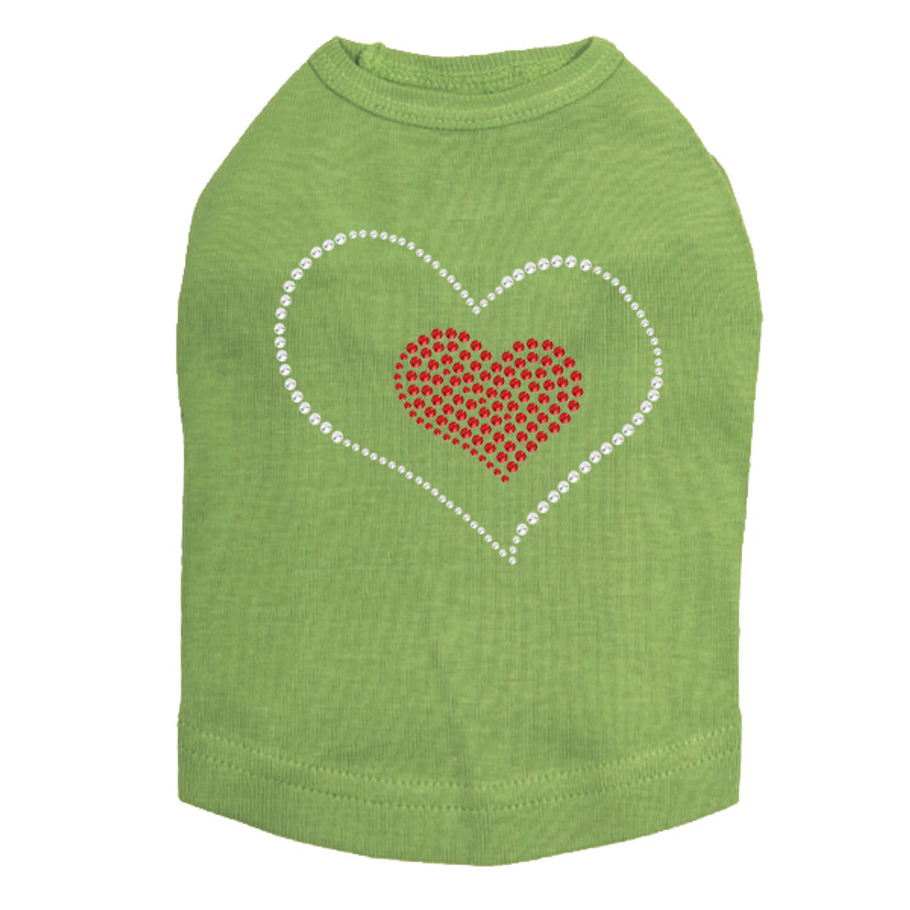 Red Heart Inside Heart - Dog Tank