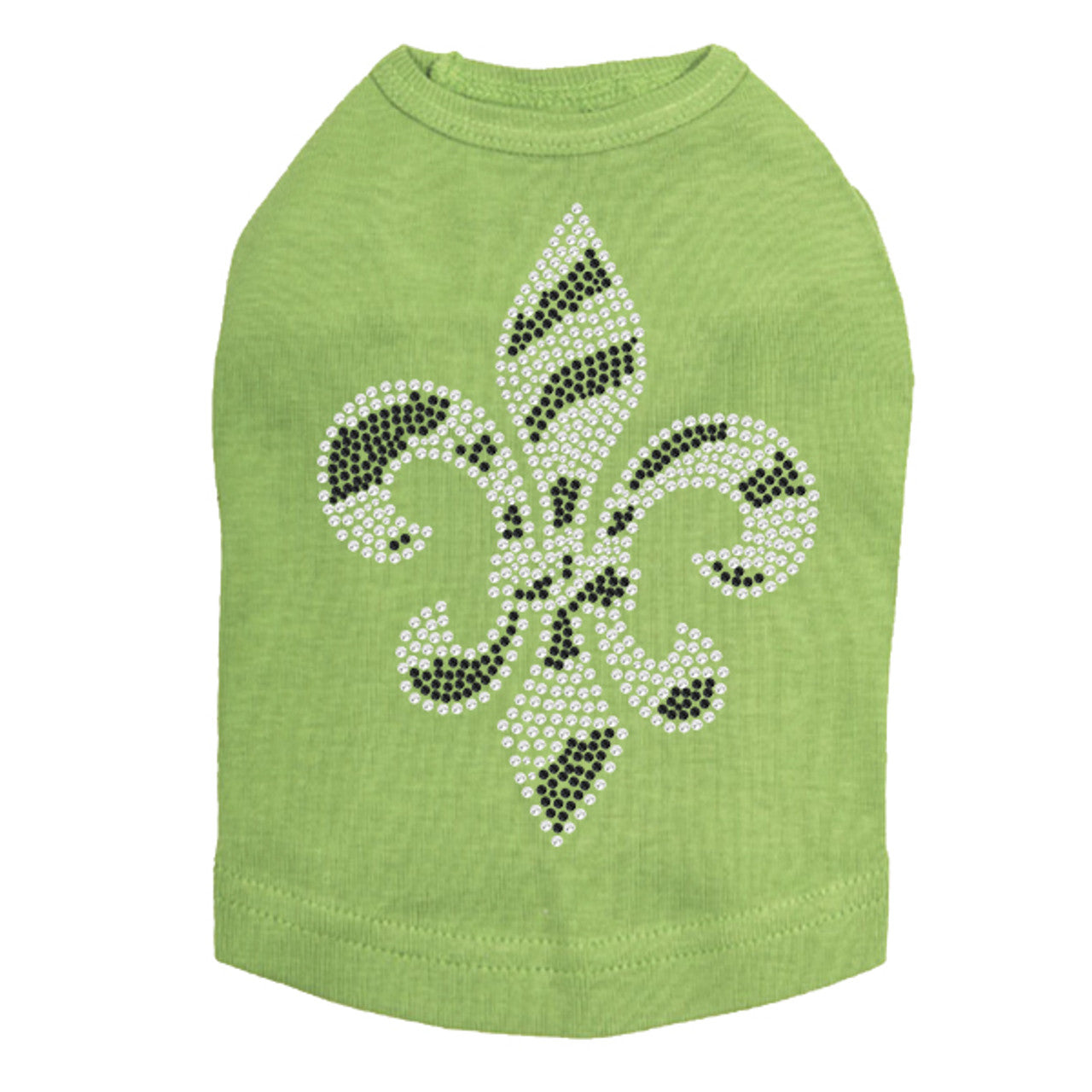 Fleur de Lis (Zebra Print) - Dog Tank