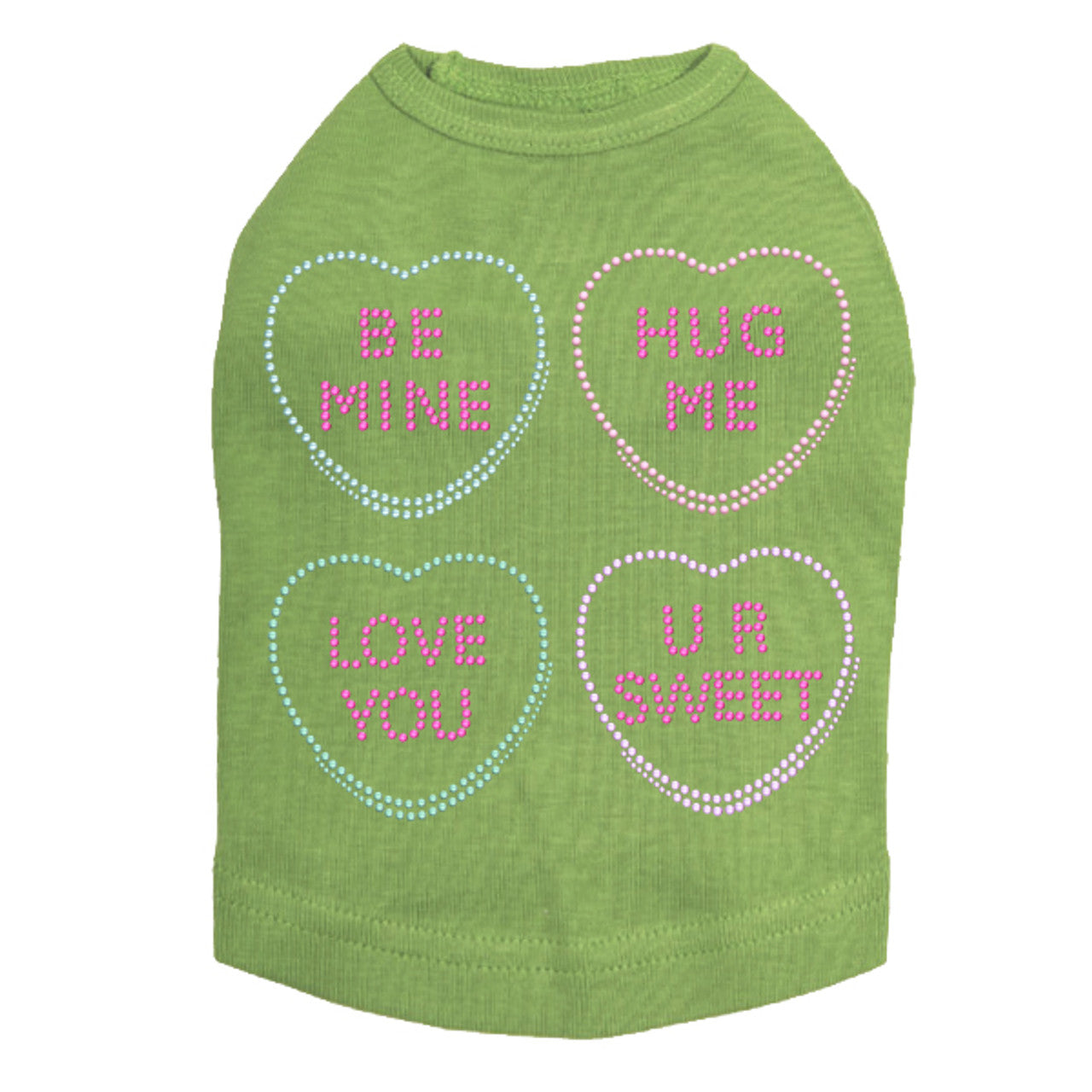 Candy Conversation Hearts - Dog Tank