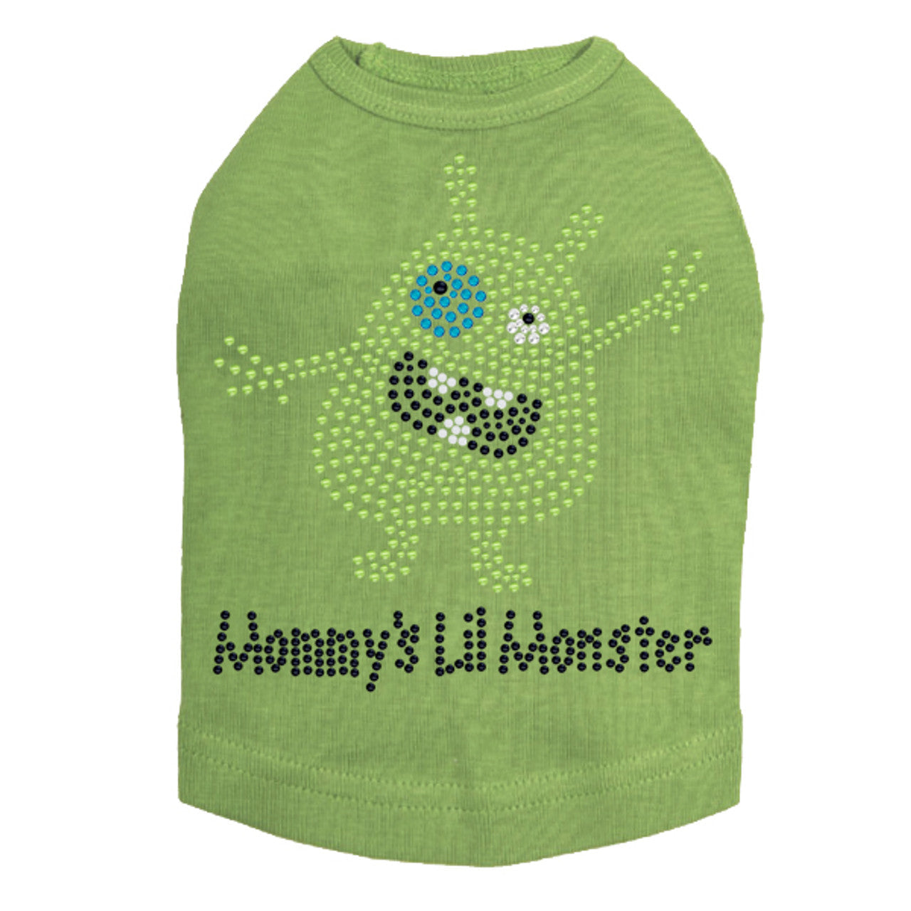 Mommys Lil Monster Green - Dog Tank