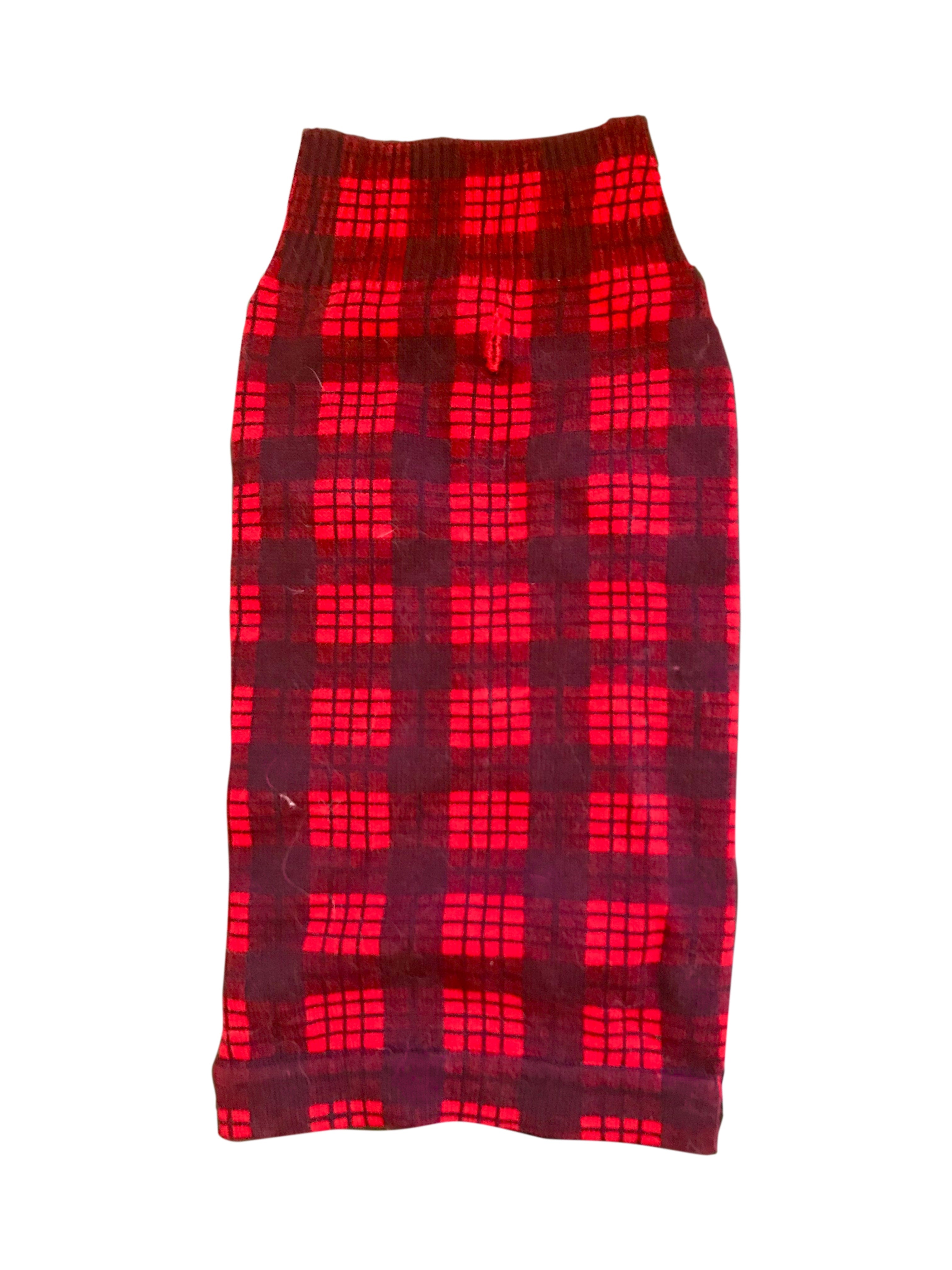 Londoner Plaid, Mockneck, Red/Black