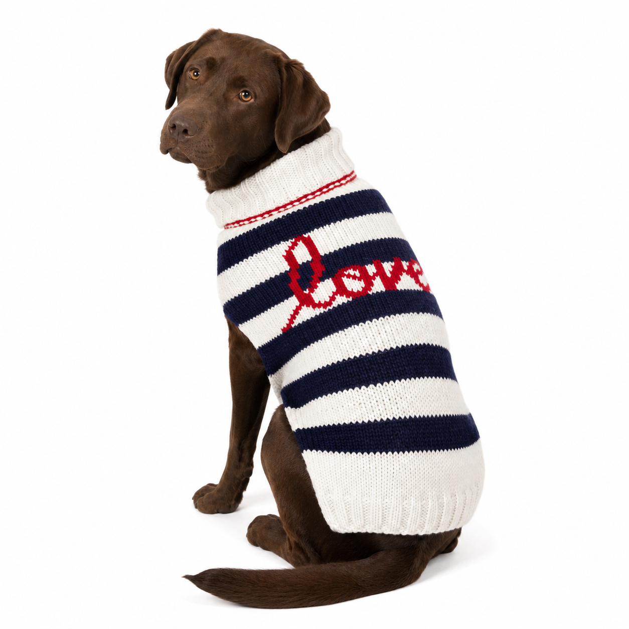Chilly Dog Love Note Knit Wool Dog Sweater