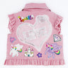 Love Unicorn Kids Denim Vest