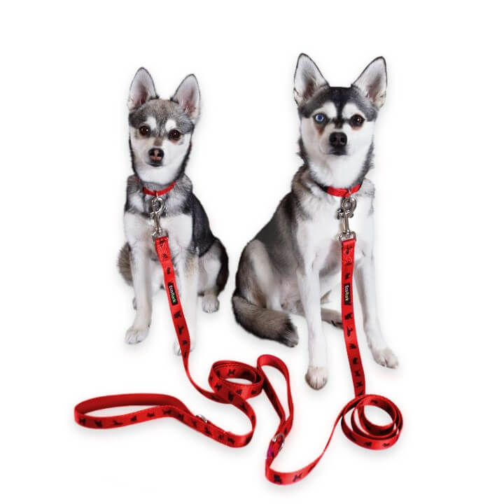 EcoBark – Cherry Red Comfort Grip Padded Dog Leash