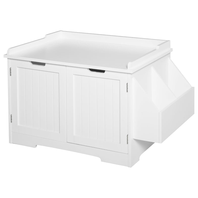 Cat Litter Box Nightstand End Table Enclosure