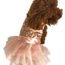 Marilyn Dog Tutu Dress, Rose Gold Sequins