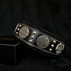 Bestia Dog Gear Genuine Leather Dog Collar - Black