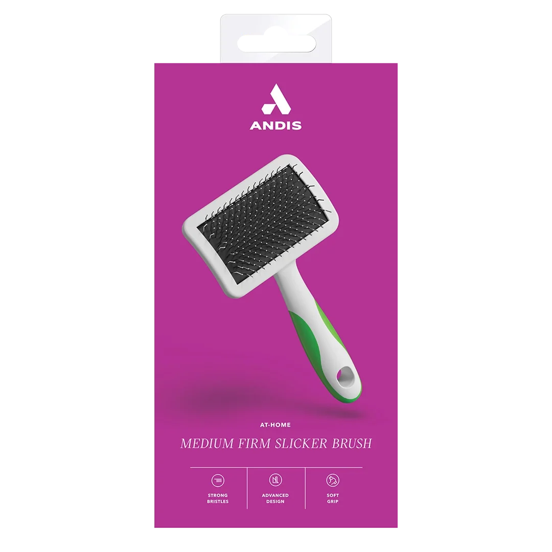 Andis Dog Medium Firm Slicker Brush