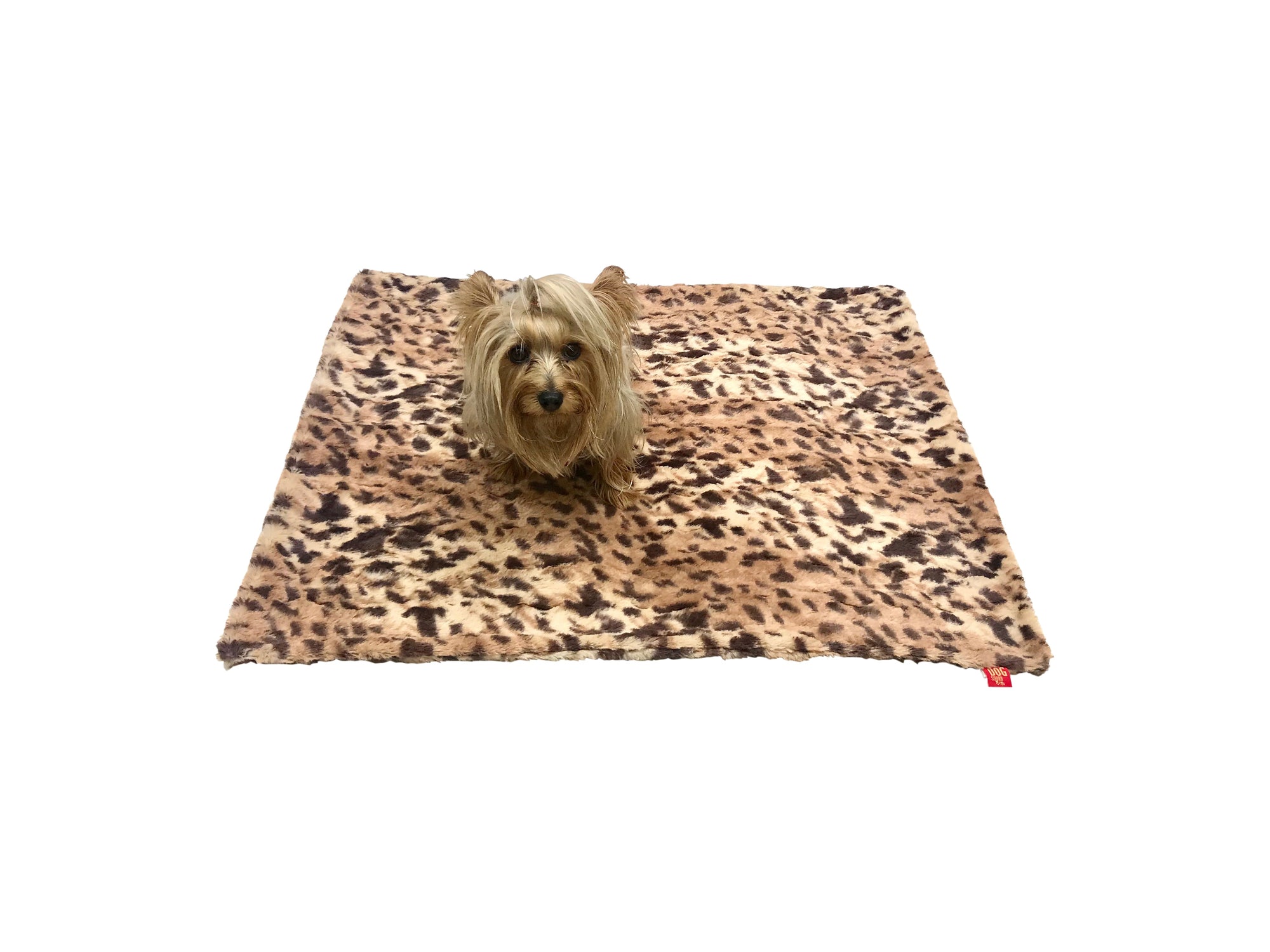 Blanket, Crushed Brown Leopard