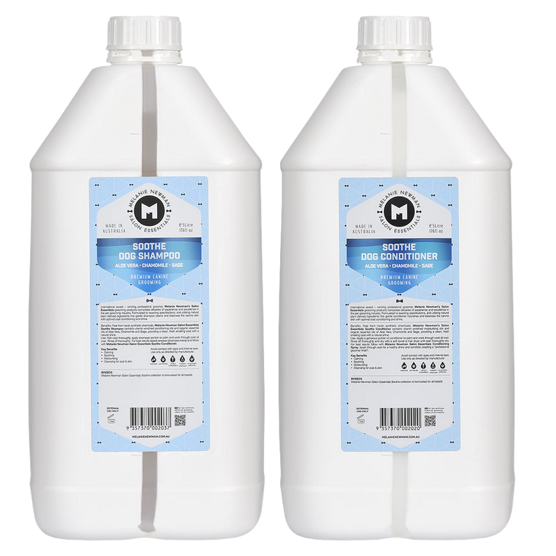 Soothe Shampoo and Conditioner 5L by Melanie Newman