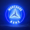 Mercedes-Benz Logo Real Glass Neon Sign