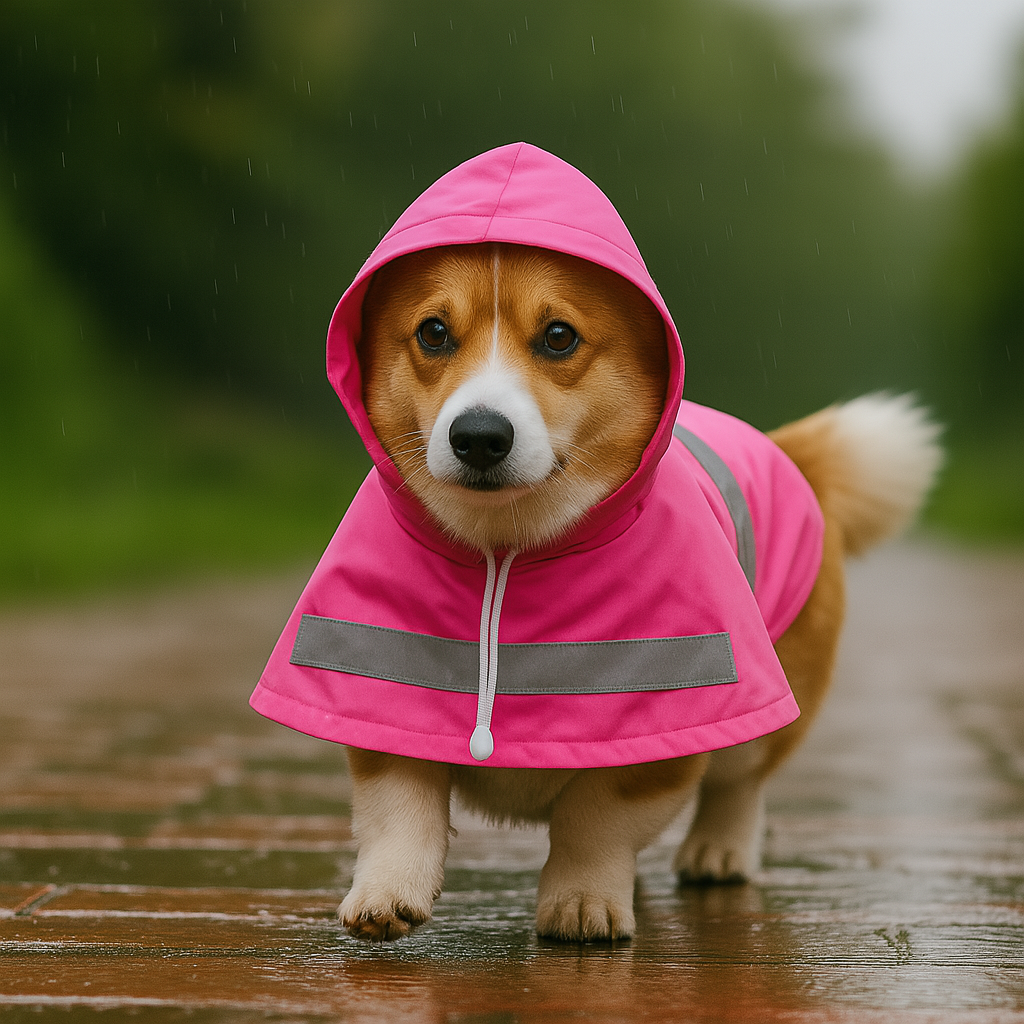 Parisian Pet Pink Raincoat
