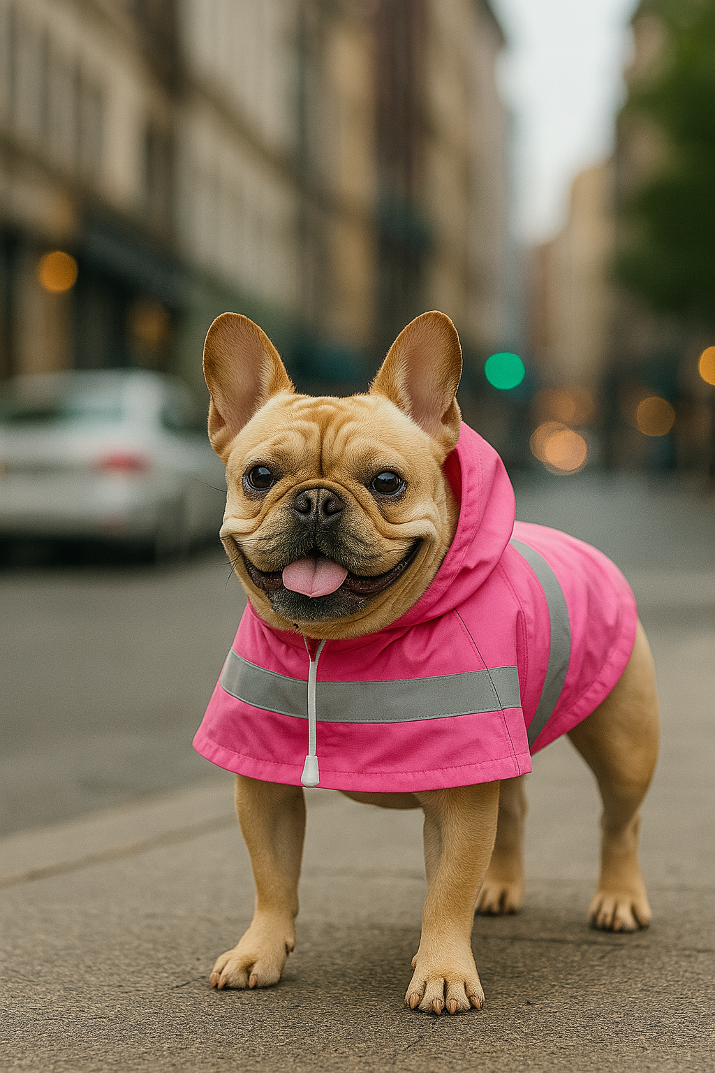 Parisian Pet Pink Raincoat