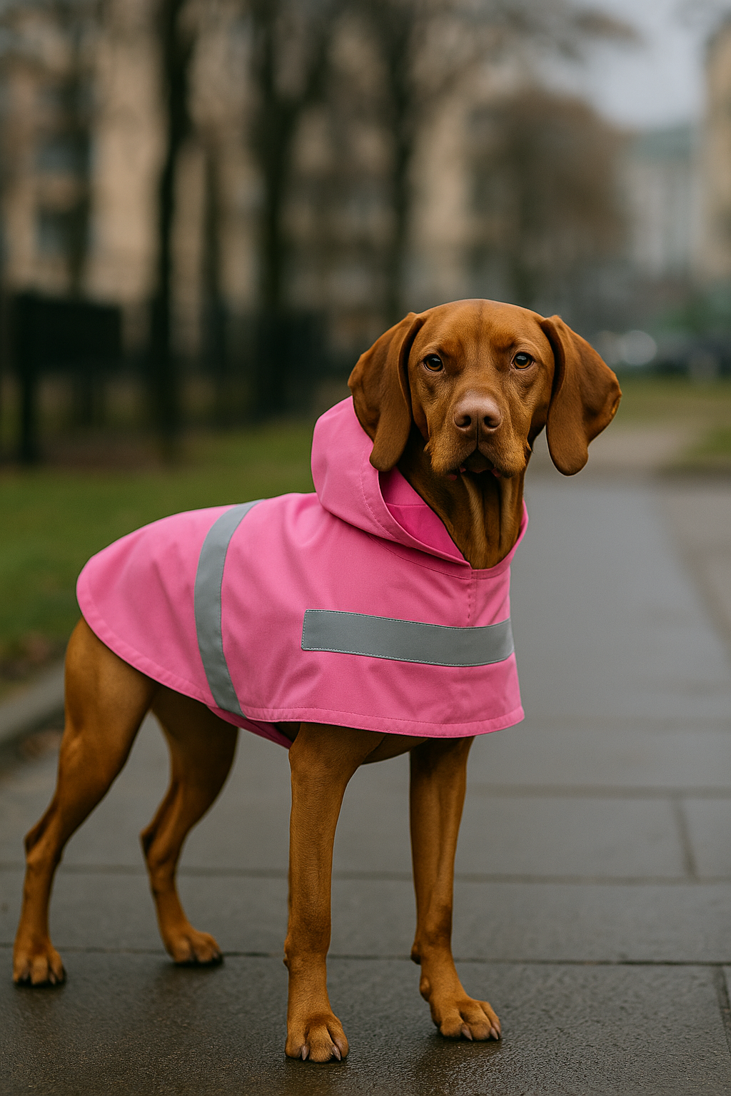Parisian Pet Pink Raincoat
