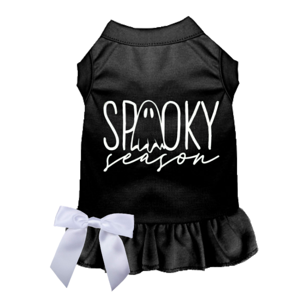 Midnight Spooky Season Dog Dress