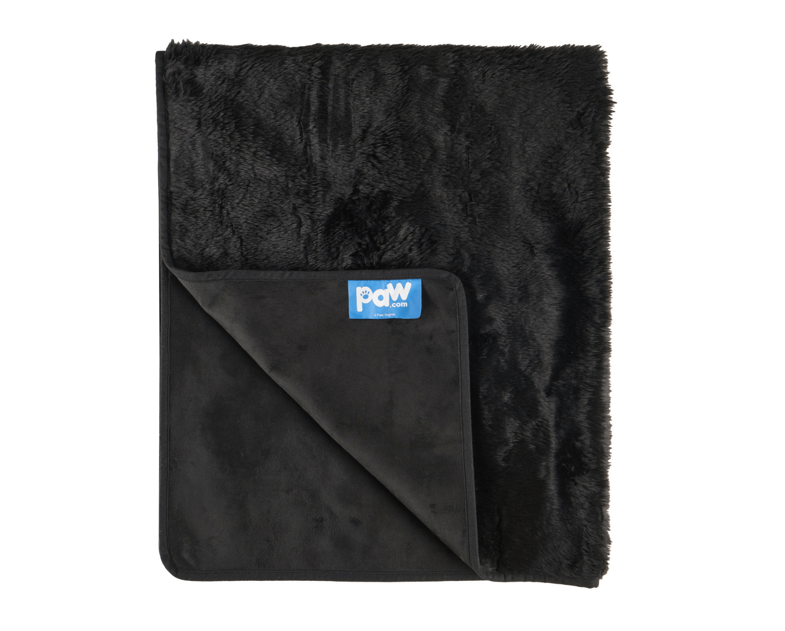 PupProtector Short Fur Waterproof Throw Blanket Midnight Black