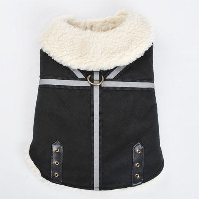 DOGO Military Shearling Dog Coat