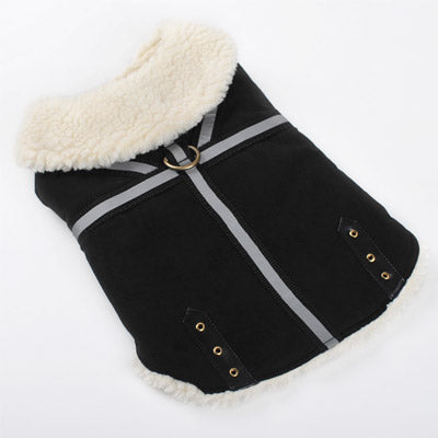 DOGO Military Shearling Dog Coat