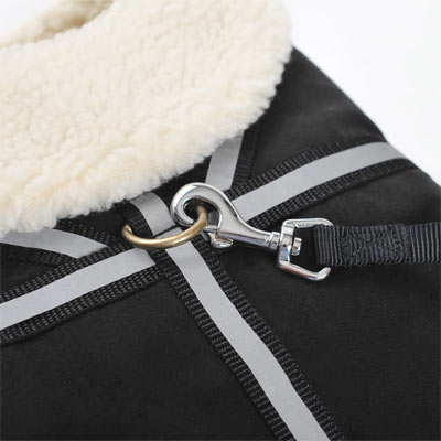 DOGO Military Shearling Dog Coat