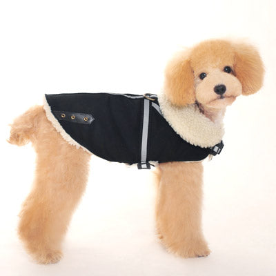 DOGO Military Shearling Dog Coat