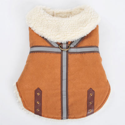 DOGO Military Shearling Dog Coat