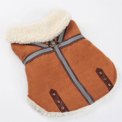 DOGO Military Shearling Dog Coat