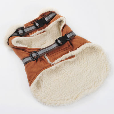 DOGO Military Shearling Dog Coat