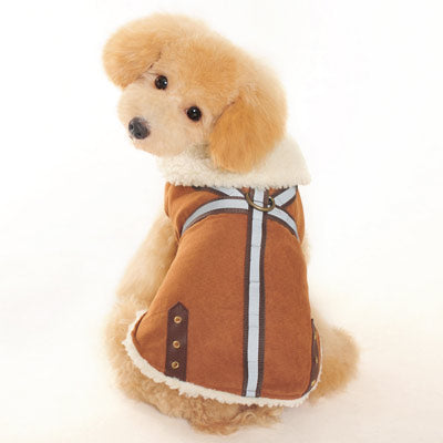 DOGO Military Shearling Dog Coat
