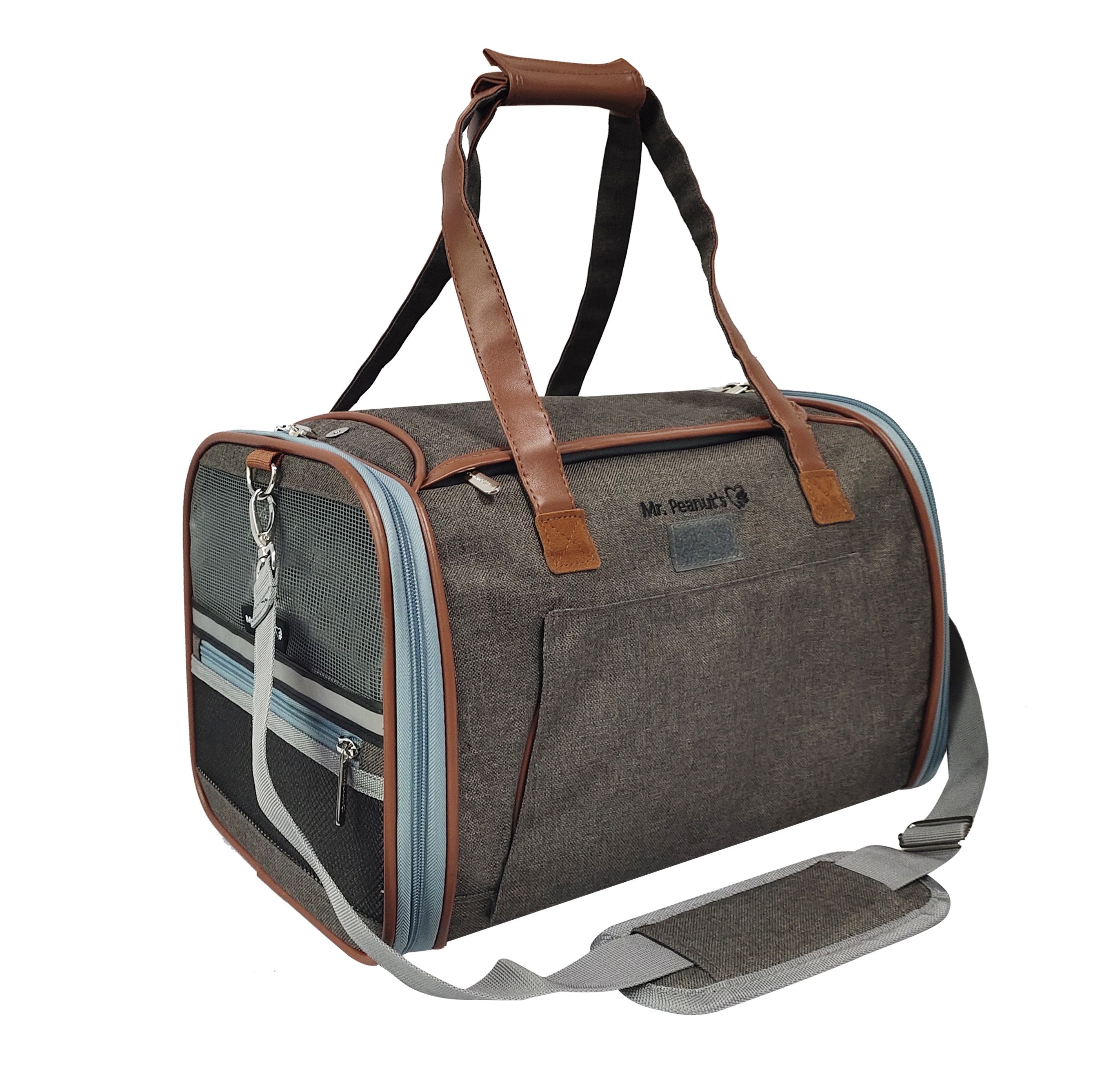 Mr. Peanuts Gold Series Mini Size Airline Compliant Expandable Pet Carrier 