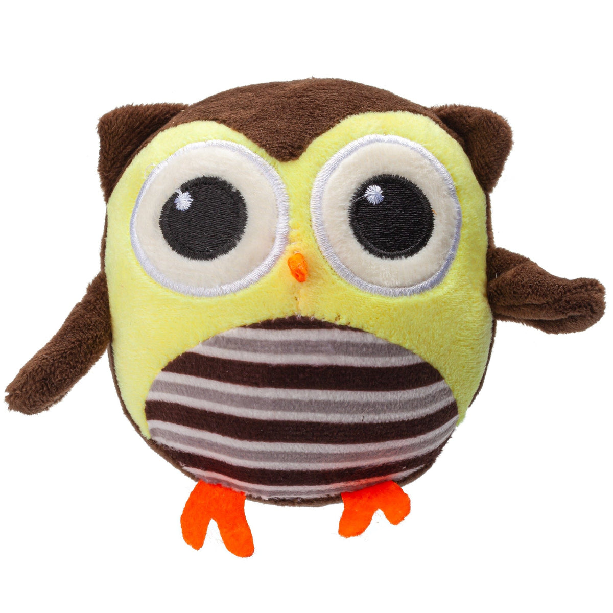 Dogline 6-Inch Owl Mini Dog Toy