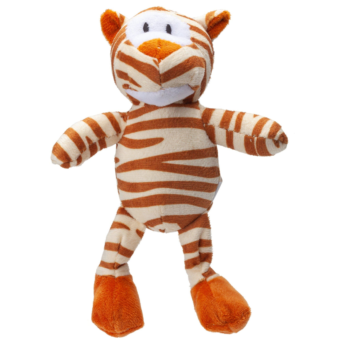 Dogline 7-Inch Tiger Mini Dog Toy