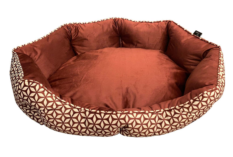 Mink Tufted Euro Cuddler Bed For Dogs & Cats