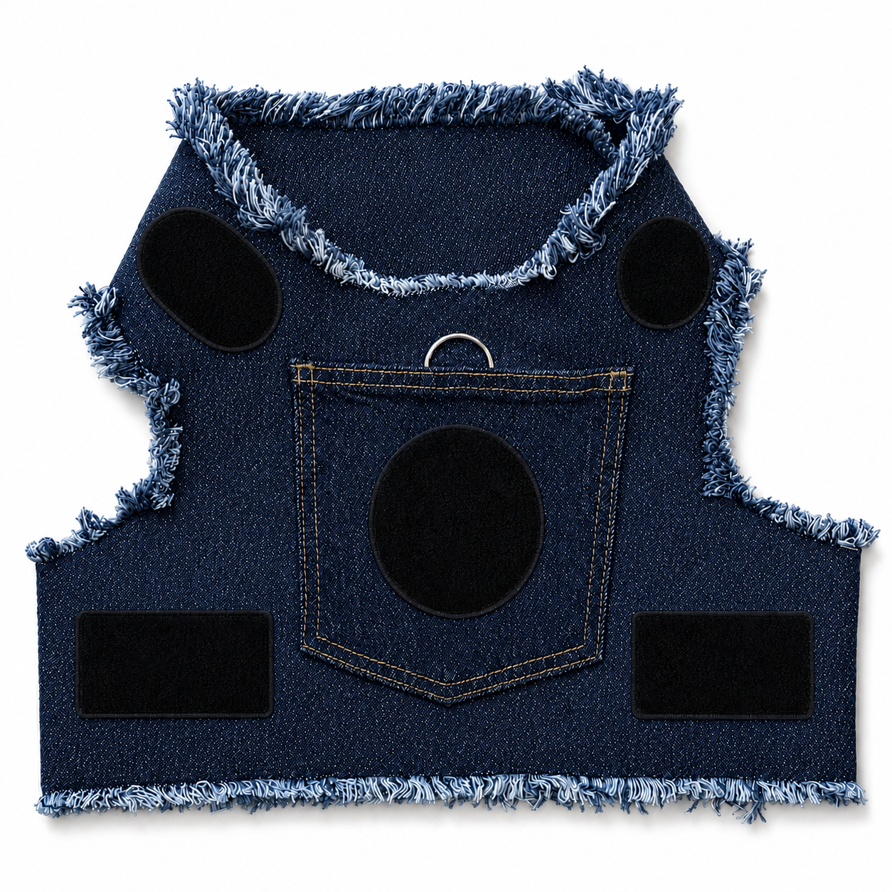 Heads or Tails Pup Mix & Match Denim Dog Harness