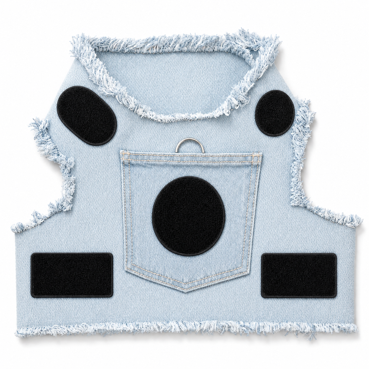 Heads or Tails Pup Mix & Match Denim Dog Harness