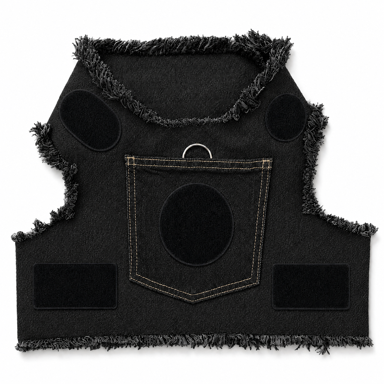Heads or Tails Pup Mix & Match Denim Dog Harness