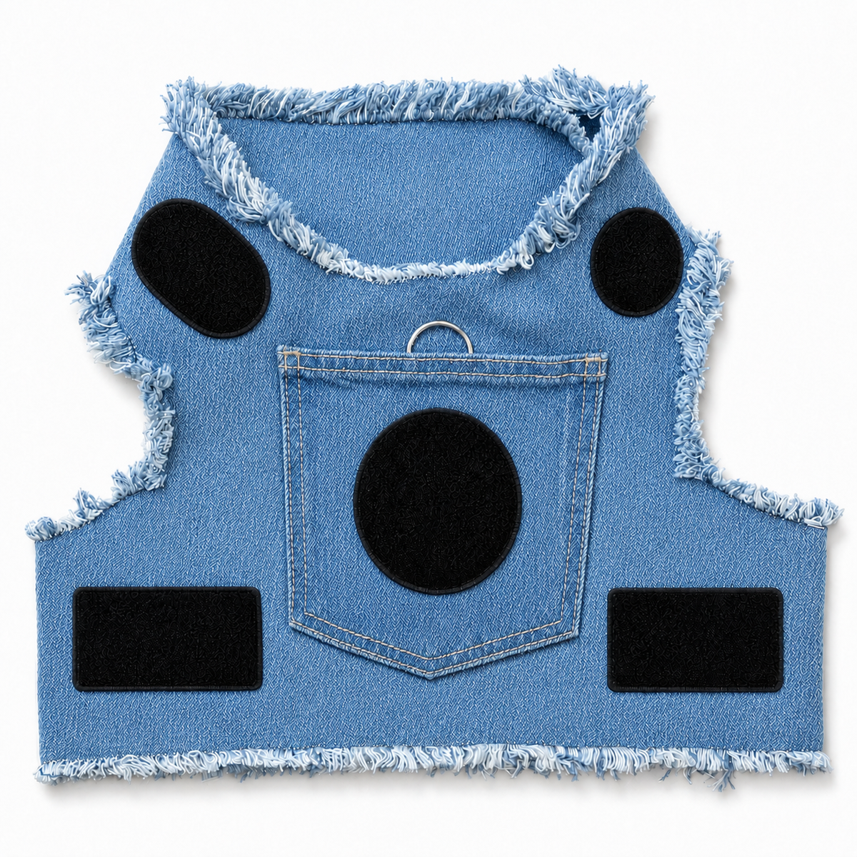 Heads or Tails Pup Mix & Match Denim Dog Harness
