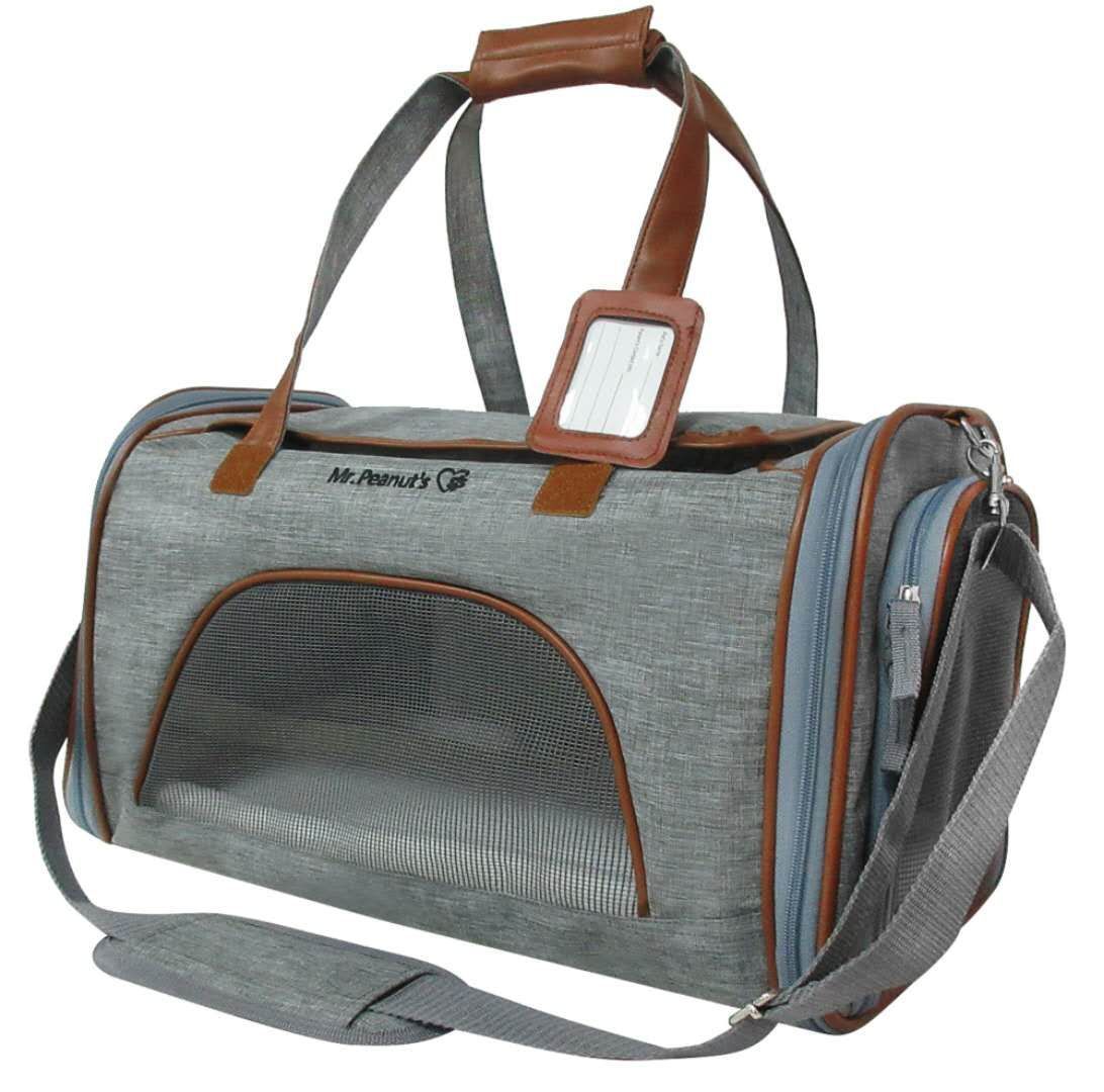 Mr. Peanuts Gold Series Big Apple XL Size Airline Compliant Expandable Pet Carrier