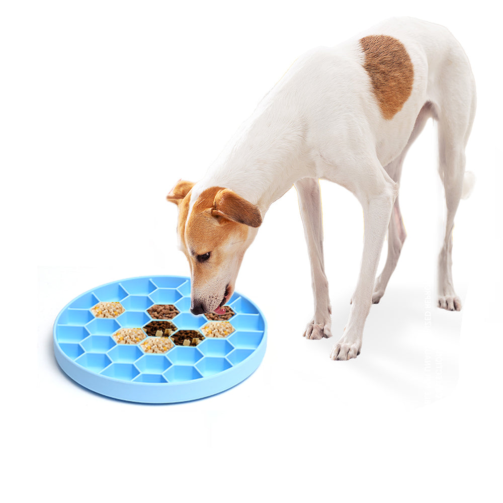 Mr. Peanuts Silicone Slow Feeder Dog Bowl