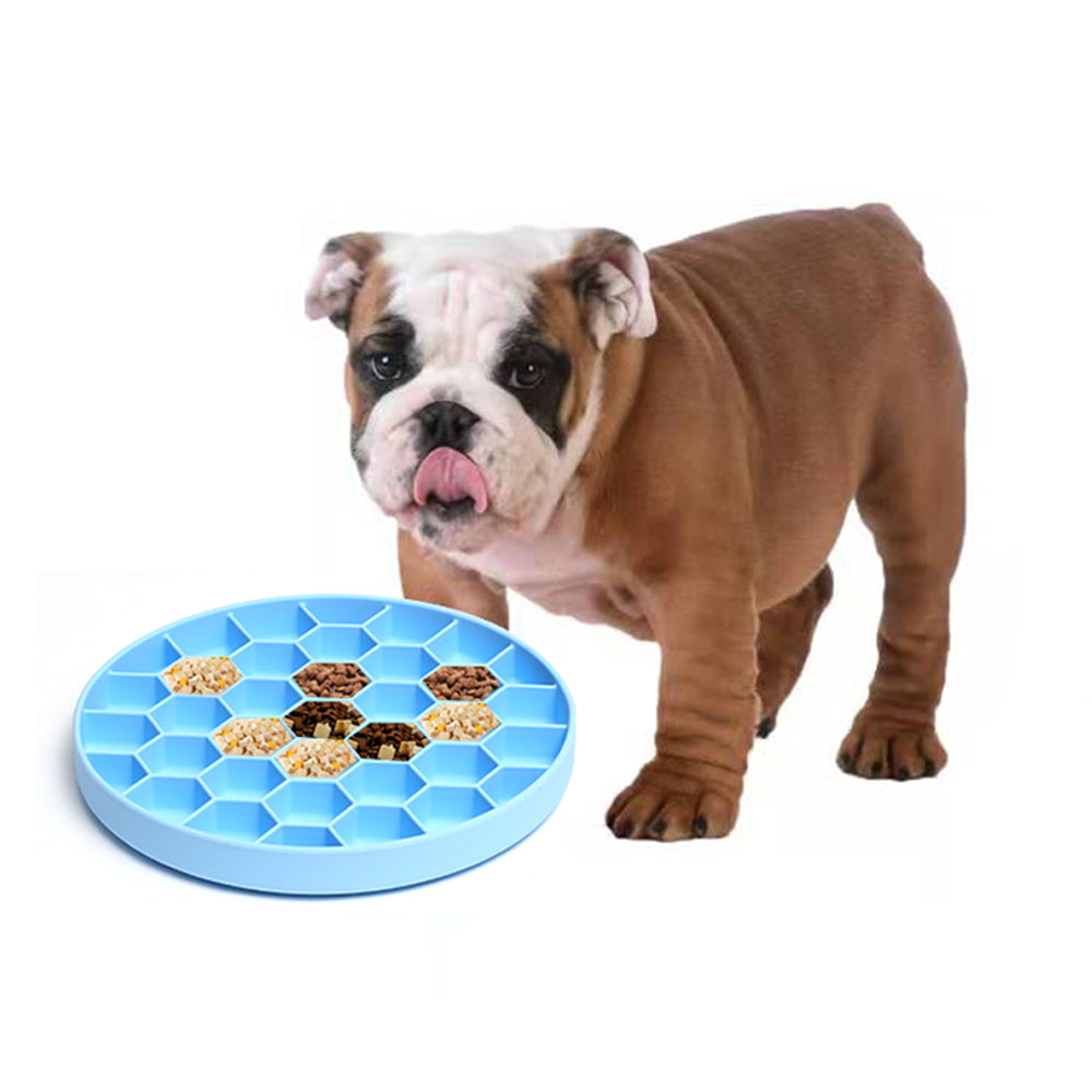 Mr. Peanuts Silicone Slow Feeder Dog Bowl