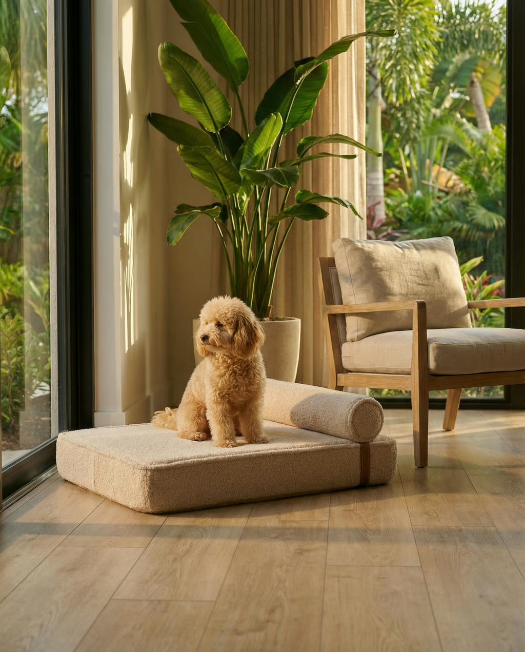 Mafe Pets – Modern Day Bouclé Lounge Dog Bed