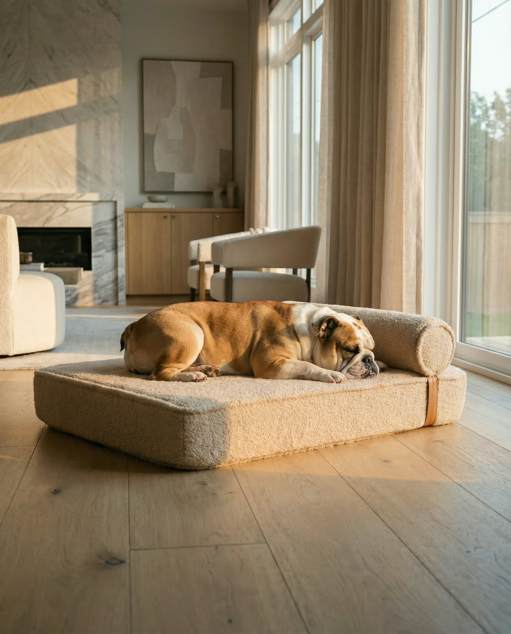 Mafe Pets – Modern Day Bouclé Lounge Dog Bed