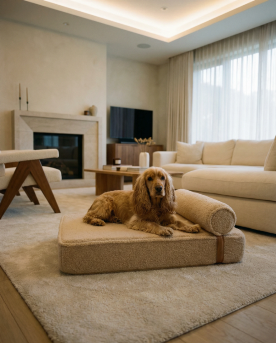 Mafe Pets – Modern Day Bouclé Lounge Dog Bed
