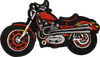 Motorcycle (Red) - Patch