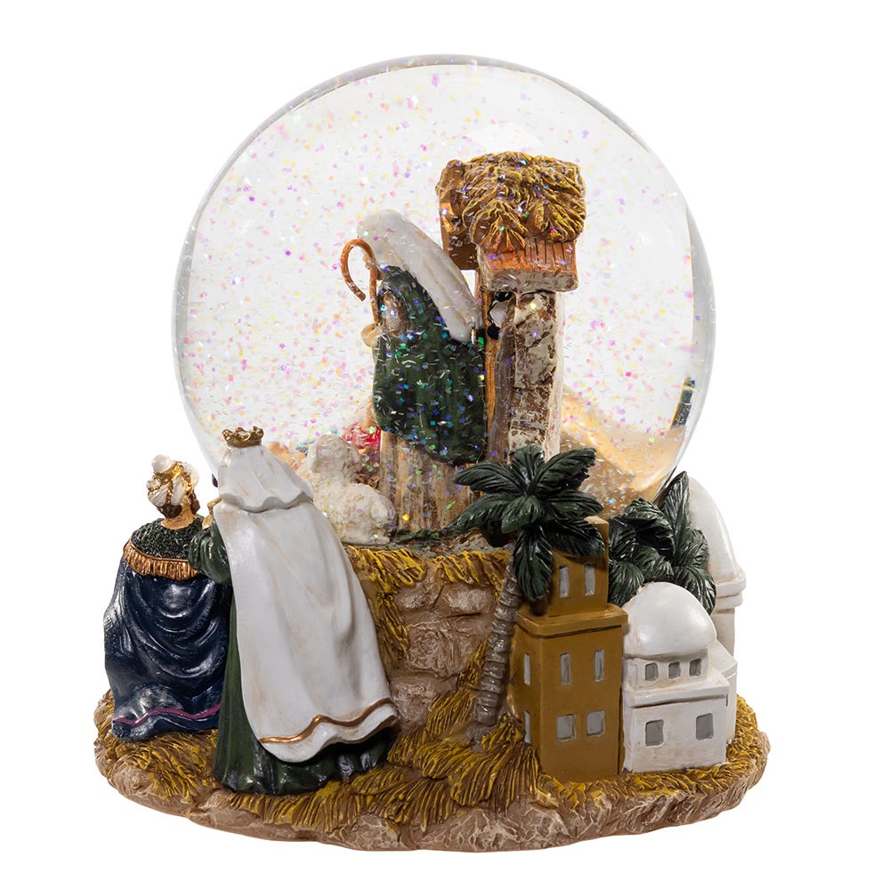 Kurt Adler 120mm Musical Nativity Water Globe