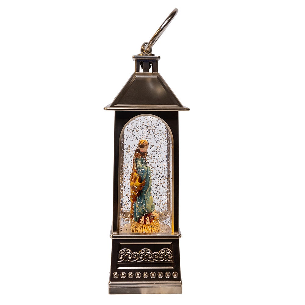 Kurt Adler 8.37-Inch Battery Operated USB LED Lantern Nativity Scene