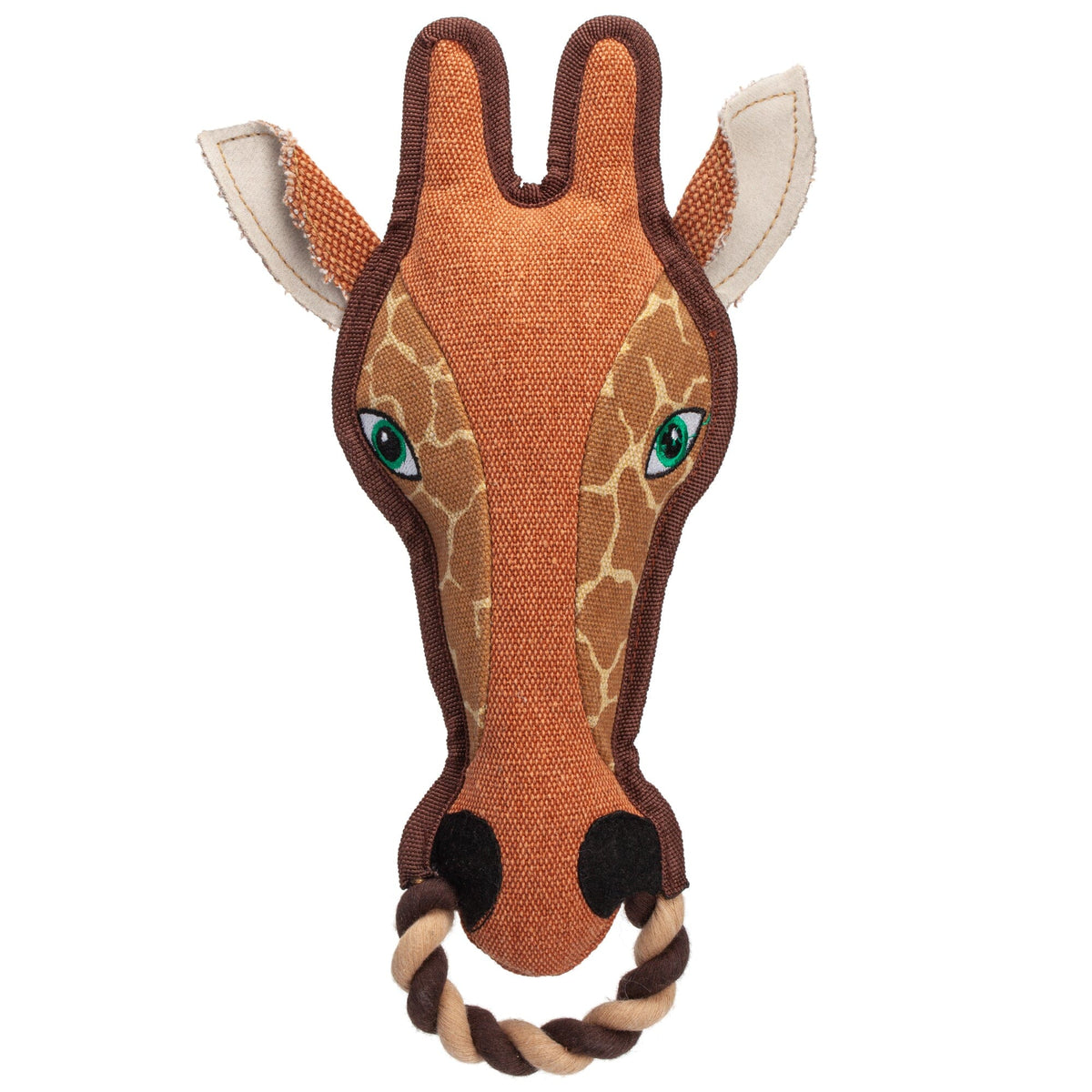 Dogline 13-Inch Nature Giraffe Animal Squeaky Dog Toy