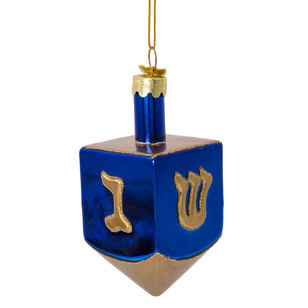 Kurt Adler Noble Gems Hanukkah Ornament 3-Piece Set
