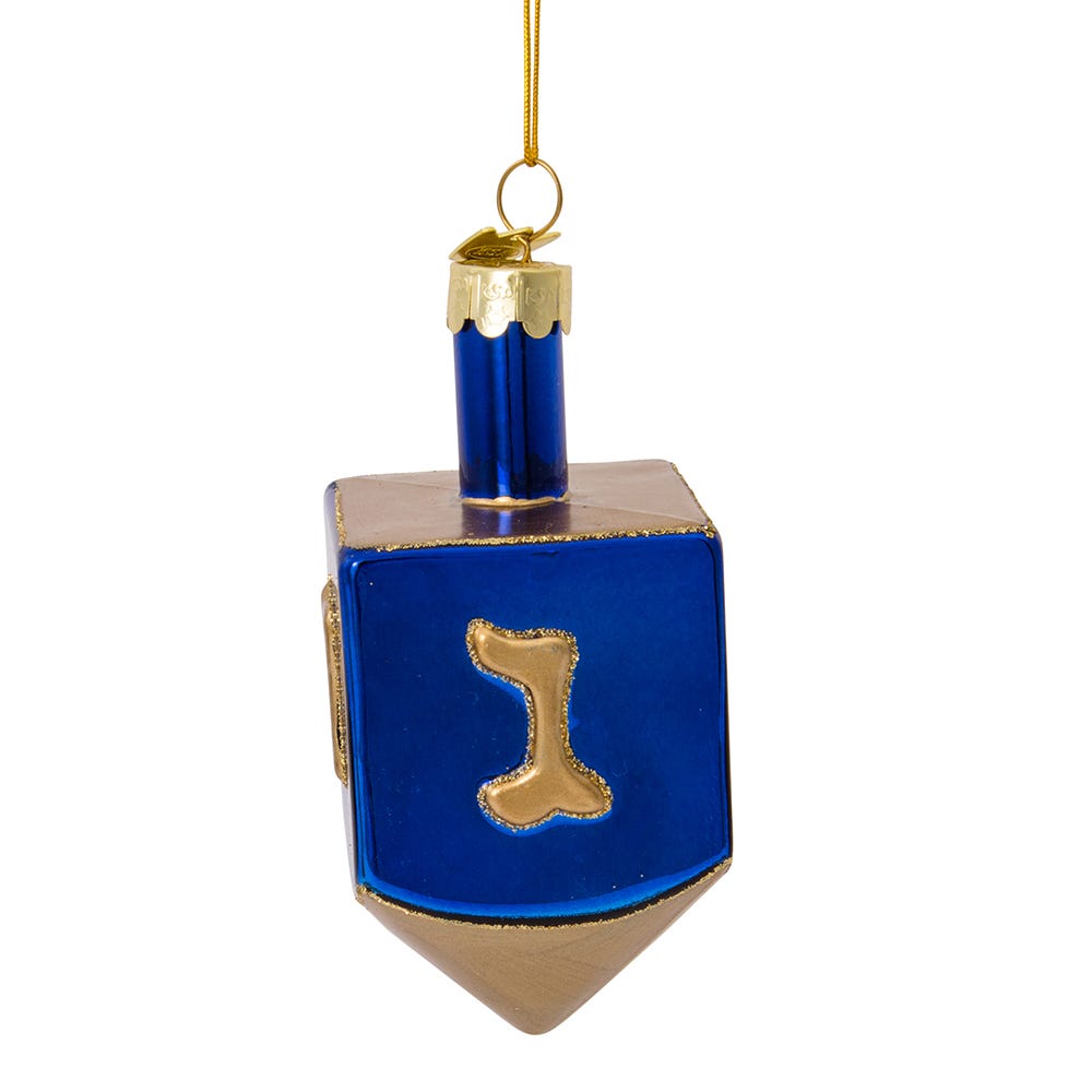 Kurt Adler Noble Gems Hanukkah Ornament 3-Piece Set
